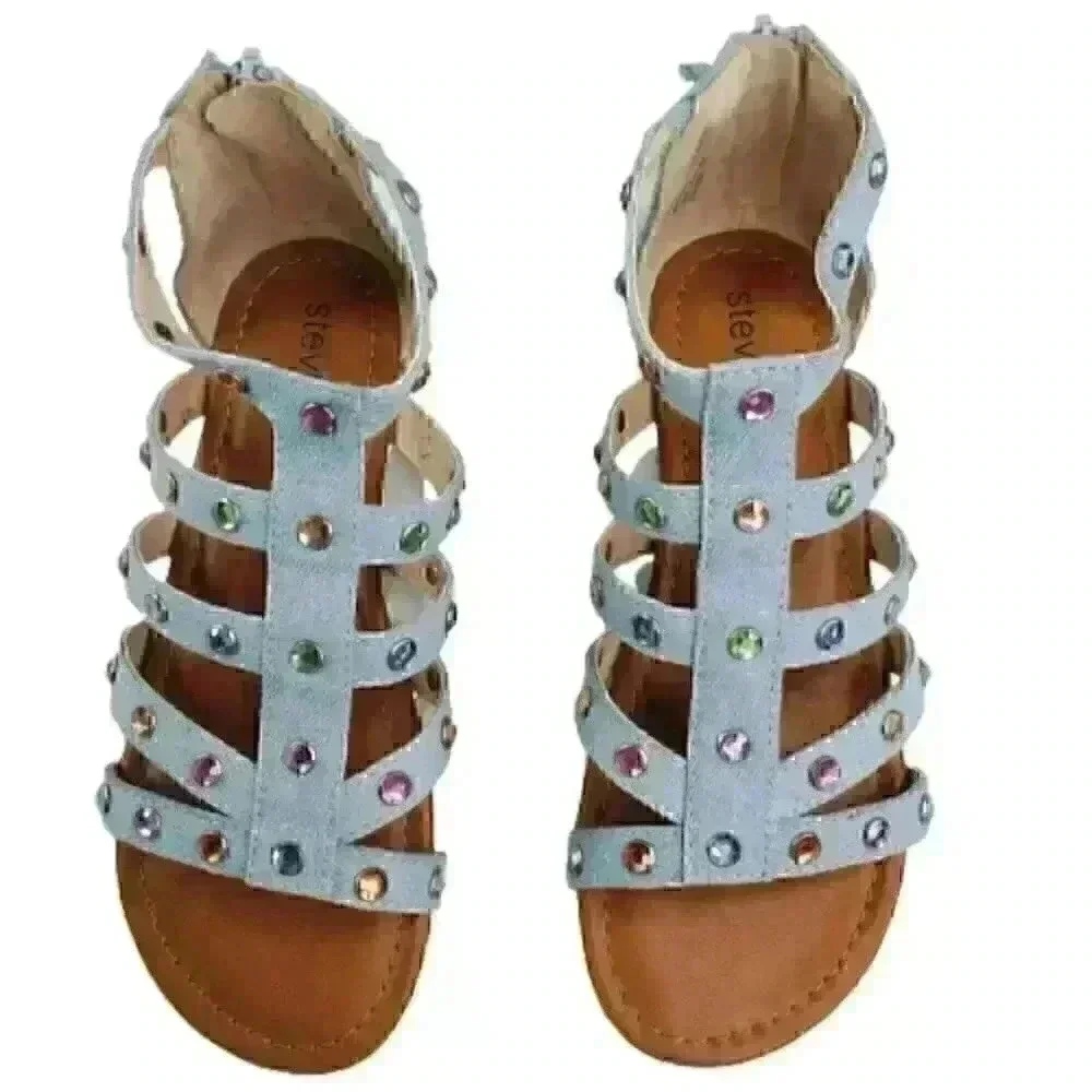 Stevies Big Kids Girl My Squad Embellished Denim